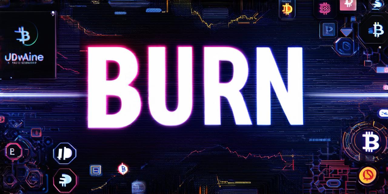 What does "burn" mean in cryptocurrency?