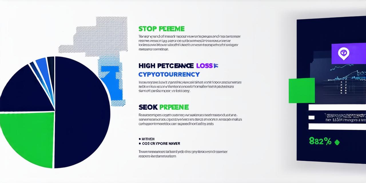 What is an ideal percentage for setting a stop loss in cryptocurrency trading?